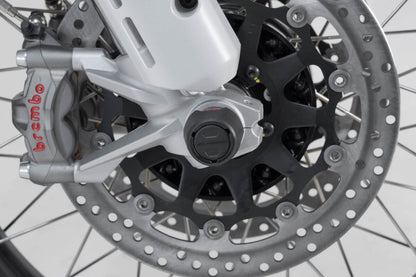 SW-Motech Sturzpad-Kit für Vorderachse | Schwarz. Ducati Modelle.