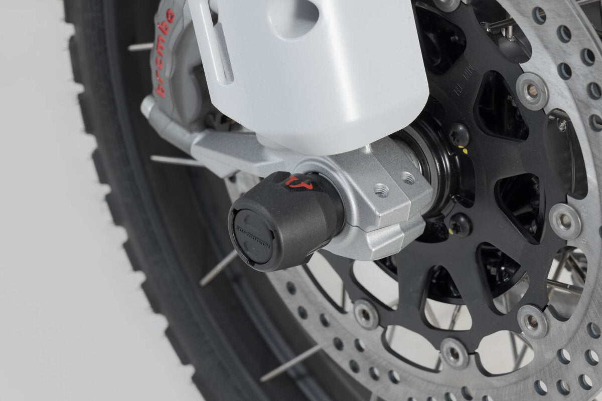 SW-Motech Sturzpad-Kit für Vorderachse | Schwarz. Ducati Modelle.