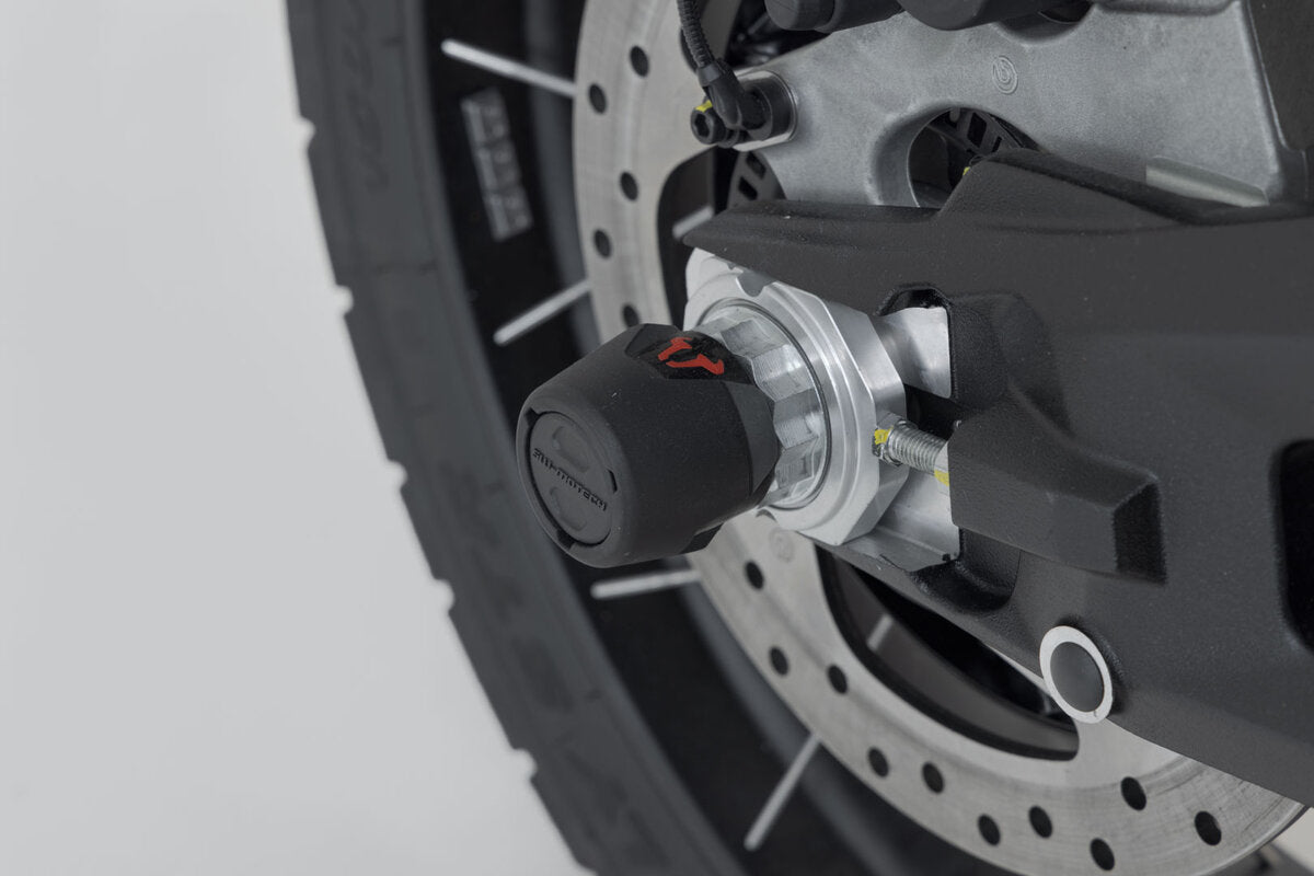 SW-Motech Sturzpad-Kit für Hinterachse | Schwarz. Ducati-Modelle (14-).