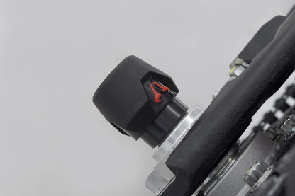 SW-Motech Sturzpad-Kit für Hinterachse | Schwarz. Ducati-Modelle (14-).