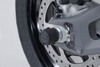 SW-Motech Sturzpad-Kit für Hinterachse | Schwarz. Ducati Multistrada V2 / V2 S (24-).