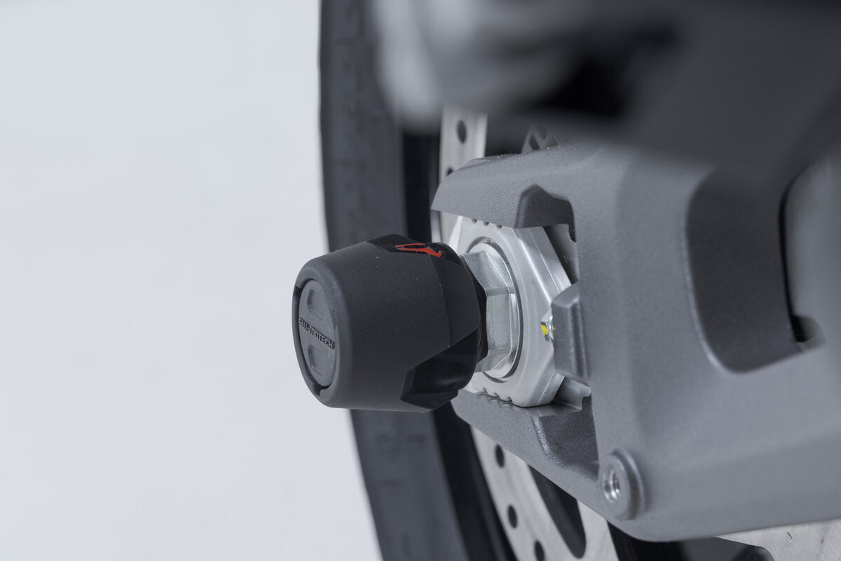 SW-Motech Sturzpad-Kit für Hinterachse | Schwarz. Ducati Multistrada V2 / V2 S (24-).
