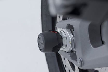 SW-Motech Sturzpad-Kit für Hinterachse | Schwarz. Ducati Multistrada V2 / V2 S (24-).