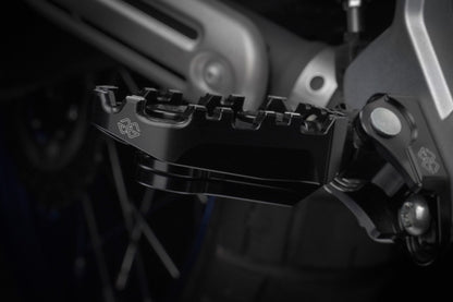 Gilles | Tech-X Enduro Austauschfußrasten | Fahrer | PAAR | Schwarz | passend für Honda XL750 Transalp (RD16) (2022-2025)