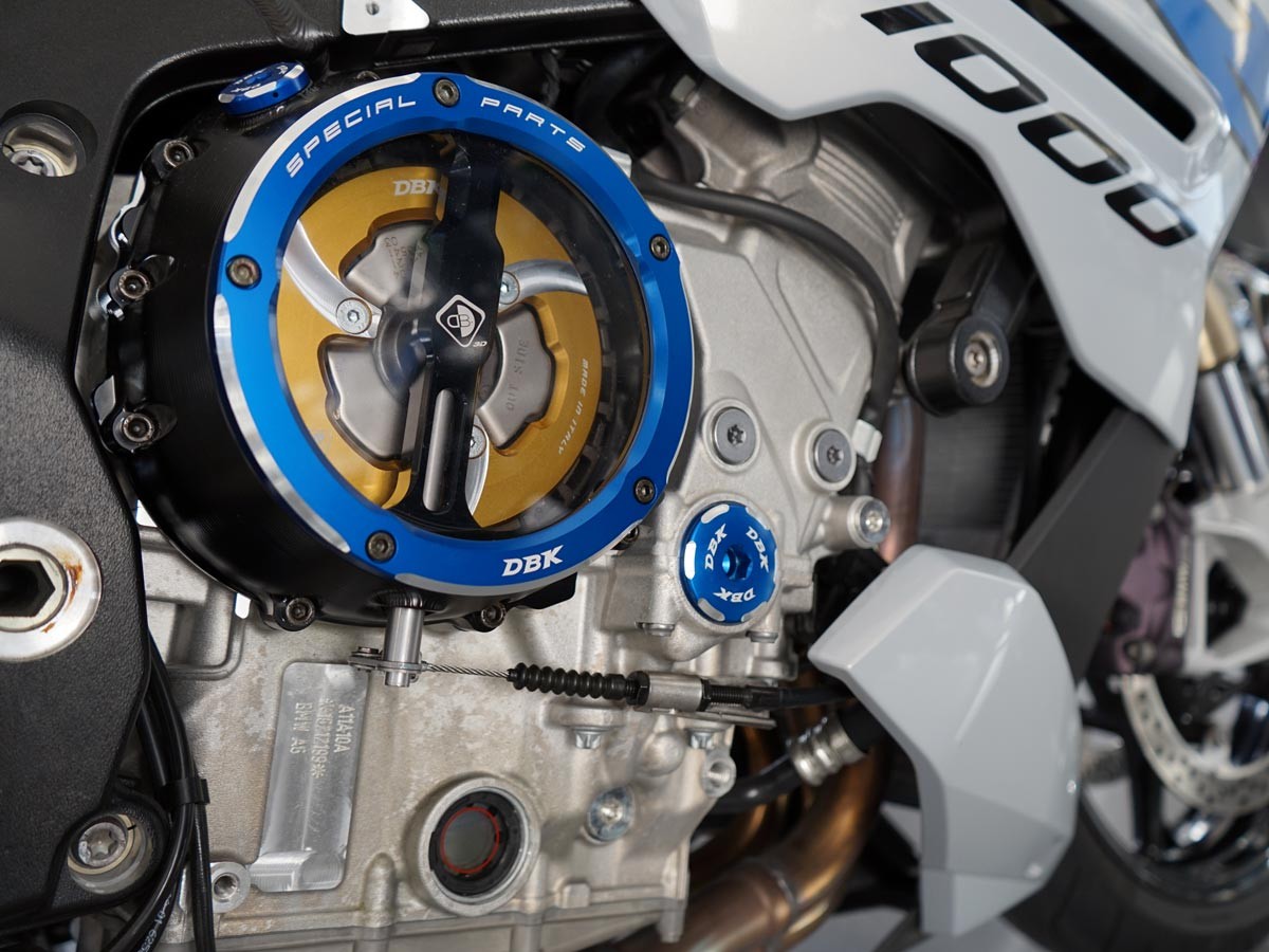 DBK Special Parts | TIF04 - BMW | BLUE | Inspektions Kappe | passend für BMW S 1000 R / RR / XR / M 1000 R / RR / XR - Modelle