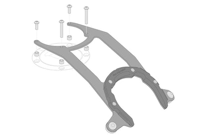 SW-Motech PRO Tankring | Schwarz. Honda CB500X (18-), NX500 (23-).