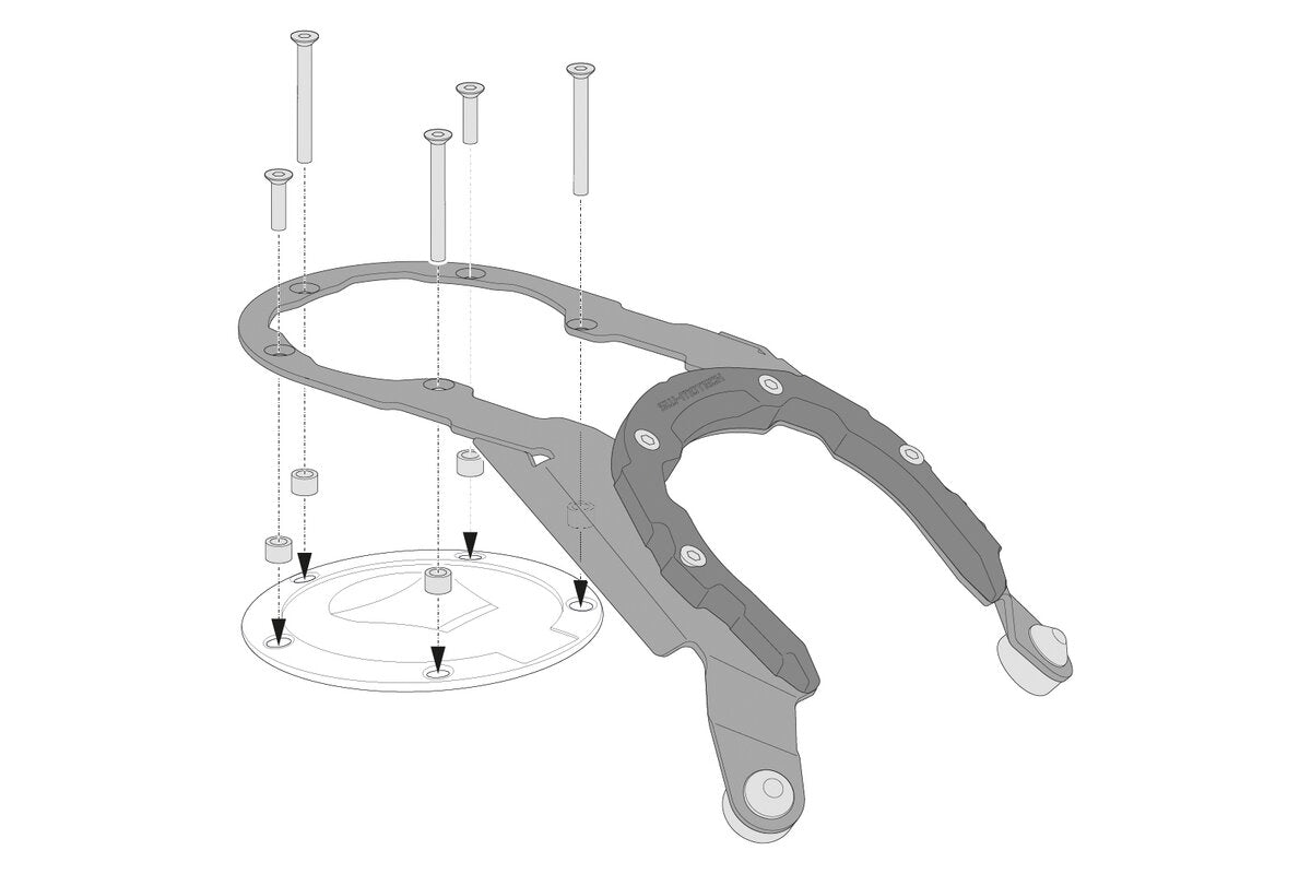 SW-Motech PRO Tankring | Schwarz. Honda VFR800X Crossrunner (15-).