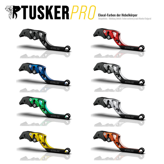 Spiegler Bremstechnik | TUSKER PRO Brems- und Kupplungshebel | SET | mit ABE | passend für Kawasaki Z900 - Modelle (2017-2024)