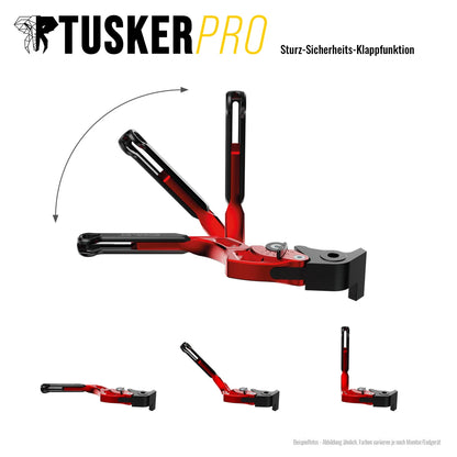 Spiegler Bremstechnik | TUSKER PRO Brems- und Kupplungshebel | SET | mit ABE | passend für Kawasaki Ninja H2 SX - Modelle (2022-2024)